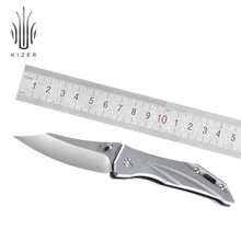 Kizer folding knife Aileon KI3304B pocket knife new outdoor bushcraft tactical knife for camping survival tools 2024 - buy cheap