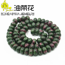 HOT Fashion Natural 5x8mm Green Zoisite Abacus Stone Fashion Jewelry Accessory Parts Loose Beads Hand Made 15''Wholesale Price 2024 - buy cheap