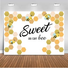 Neoback Sweet as can Bee фото фон для фотосъемки новорожденных детей вечерние баннеры с компьютерной печатью 2024 - купить недорого