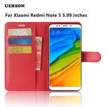 Роскошный чехол для телефона Xiaomi Redmi Note 5 5,99 ''Xiomi, откидной Чехол, кошелек, сумка из искусственной кожи для Xiaomi Redmi Note5, чехол 2024 - купить недорого