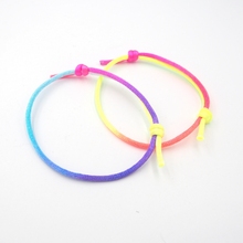 2.5mm cordão de nylon colorido arco-íris bracelete ajustável para fazer jóias diy achados acessórios para mulheres meninas festa de casamento macrame 2024 - compre barato