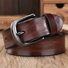 2021 casual black pin buckle men's strap luxury full grain genuine leather belts for men fashion shells designer waist belt 2024 - buy cheap