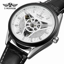 2020 Winner Luxury Brand Leather Men Automatic Mechanical Watch Skeleton Military Relogio Male Montre men watches Relojes hombre 2024 - buy cheap