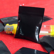 8*12cm High Quality Dustproof Thick Light Proof  Black Self Sealing Zipper Plastic Bag Zip Lock Grocery Packaging Packing Bags 2024 - buy cheap