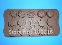 Green Good Quality 100% Food Grade Silicone Cake Mold/Chocolate Mold/Muffin Cupcake Pan 15-Style Fashion DIY Mold(HY1-080 NO.2) 2024 - buy cheap