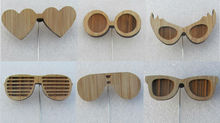New Fashion Man Accessories Bamboo Wood Glasses Lapel Pin Men's Brooch 2024 - buy cheap