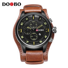 DOOBO Army Military Sports Quartz Mens Watches Top Brand Luxury Leather Men Watch Casual Sport Clock Watch Relogio Masculino 2024 - buy cheap