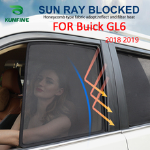 4PCS/Set Or 2PCS/Set Magnetic Car Side Window SunShades Mesh Shade Blind For Buick GL6 2018 2019 2024 - buy cheap