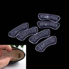 1Pair Clear Invisible Silica Gel Anti-Slip High Heel Cushions Gel Heel Back liner Shoes Silicone Insoles 2024 - buy cheap