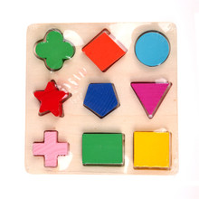 Kids Wooden Puzzle Toys  Baby Wood 3D Jigsaw Puzzles Geometry Montessori Cognitive Toys Children Early Learning Educational Toy 2024 - buy cheap