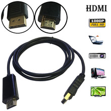 1,8 м порт дисплея Кабель DP-HDMI штекер-штекер Full HD высокая скорость AU.16 2024 - купить недорого