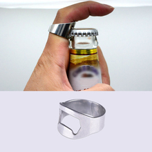 Креативный барный инструмент из нержавеющей стали, открывалка для пивных бутылок, креативный Универсальный перстень в форме кольца, открывалка для пивных бутылок, инструмент для бармена 2024 - купить недорого