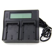 High Quality LCD Dual Battery Charger For Sony NP-FM500H NP-FM50 FM70 FM90 FM55H Q91 2024 - buy cheap