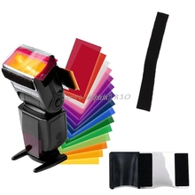 SIV 12 цветов гелевый фильтр Рассеиватель Вспышки софтбокс студийный световой фильтр для камеры оптовая продажа и Прямая поставка 2024 - купить недорого