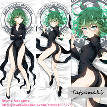 Fronha de travesseiro japonesa masculina, capa de almofada decorativa do anime one punch man, tatsumaki, roupa de cama corporal para abraçar 2024 - compre barato