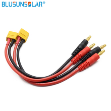 20 pcs XT60 to 4.0mm Banana Connector with 14AWG Silicone Charger Cable , Lipo Battery Connect Cable for RC Power Supply 2024 - buy cheap