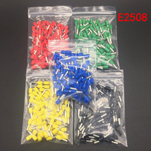 100Pcs/Pack E2508 Tube 2.5MM2 Insulated Cable Wire Connector Crimp Terminal 2024 - buy cheap