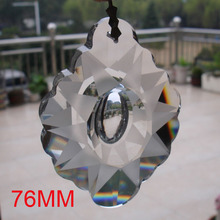 240pcs/lot 76mm crystal lighting accessories crystal trimming pendant Crystal Chandelier Parts free shipping 2024 - buy cheap
