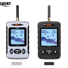 Russian Menu!!!Lucky FFW718 Wireless Portable Fish Finder Black Grey Color Optional 2024 - buy cheap