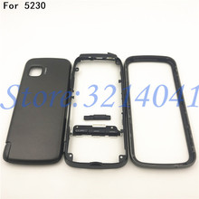 Front Middle Frame Back cover Battery Cover For Nokia 5230 Full Housing Cover Case With Keypad+Logo 2024 - buy cheap