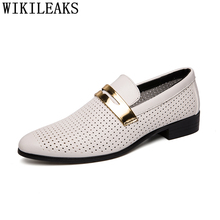 Elegant Shoes For Men Coiffeur White Wedding Shoes Men Classic Italian Brand Formal Shoes Men Office Sepatu Slip On Pria Bona 2024 - buy cheap