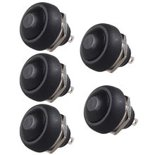 EE support 5pcs Colors Mini Round Switch 12mm Waterproof Momentary Push button Switch Universal Car Accessories Sales 2024 - buy cheap