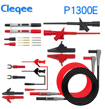 HOT Cleqee P1300D P1300E P1300F Replaceable Multimeter Probe Test Hook&Test Lead kits 4mm Banana Plug Alligator Clip Test stick 2024 - buy cheap
