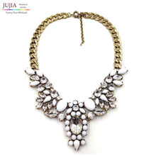 Wholesale Chain chunky J C Choker statement necklaces fashion crystal pendant Necklace 2019 women Christmas Luxury gift 2024 - buy cheap