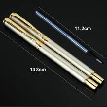 NEW 0.5mm Black Ink Gel Pen Metal Ballpoint Pen Medium Nib Rollerball Pen Roller Ball Business Office Supplies 2024 - buy cheap