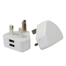 5V 2.1A UK Plug Charger For iPhone Samsung Huawei USB Wall Charger Universal Dual Port USB Power Adapter 2024 - buy cheap