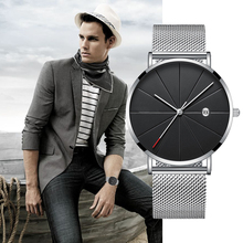2021 alta marca de luxo relógio masculino malha cinta aço inoxidável masculino esportes relógios casual quartzo relógio de pulso relogio masculino 2024 - compre barato