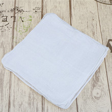 6pcs 100% Cotton Face Towel Practical White Square Cotton Face Hand Car Cloth Towel House Cleaning Household Supplies 2024 - buy cheap