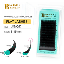 Big eye's secret Lashes 12 Lines Cashmere Flat Lashes Ellipse Eyelash Extension Professional Lash Extensions Flat Lashes 2024 - buy cheap