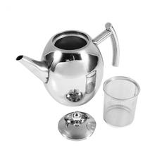 1/1.5L Durable Stainless Steel Teapot Coffee Pot Kettle With Filter Large Capacity Puer Tea Bag Green Oolong Tea Tieguanyin Cha 2024 - buy cheap
