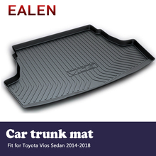 EALEN For Toyota Vios Sedan XP150 2014 2015 2016 2017 2018 Boot Liner Anti-slip mat Accessories 1Set Car Cargo rear trunk mat 2024 - buy cheap