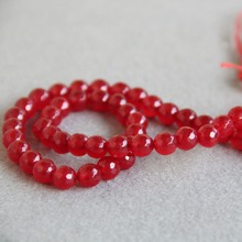 (Мин Order1) Красивые граненые красные Сардоникс 8 мм, сделай сам круглые бусины, бисер из натурального камня, граненный для девушек, дизайн ювелирных изделий, оптовая продажа 2024 - купить недорого