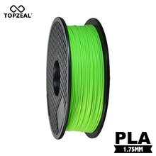 TOPZEAL Fluo Green 3D Printer PLA Filament 1.75mm 1KG for 3D Natural Materials 3D Printer Supplies 2024 - buy cheap
