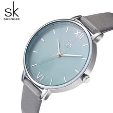 Shengke Fashion Watches Women Casual Leather Wrist Watch Reloj Mujer 2021 SK Luxury Quartz Ladies Watches Montre Femme 2024 - buy cheap