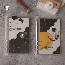 Creative Japanese Style Cute Cat Coil Notebook Planner Agenda Diary Yearly Monthly Planning Papers Journal Notebook Daily Memos 2024 - buy cheap