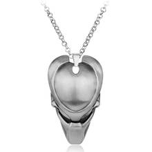 MQCHUN AVP Alien Necklaces Predator Mask Necklace Metal Alloy Necklaces Heroes Men Jewelry Accessories Christmas Cosplay Gift 2024 - buy cheap