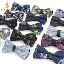 Classic Fashion Skull Star Printted Neck Tie for Wedding Men Fashion Business Bowtie Neckwear Denim Bowtie Butterfly Tuxeo Ties 2024 - buy cheap