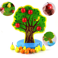 Wooden Education Toys Kids DIY Magnetic Apple Christmas Math Tree Montessori toy for Baby Early learning Puzzle Toy Teachin Aids 2024 - buy cheap