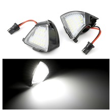 2Pcs LED Side Mirror Puddle Lights Lamp No Error for Volkswagen VW Golf 5 Mk5 MkV Passat b6 for Jetta Eos Golf6 Variant 2024 - buy cheap