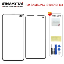 New External Glass For Samsung Galaxy S10 S10 Plus lcd Outer Screen Glass Cover Panel Touch Screen Front Glass Lens Repair Parts 2024 - buy cheap