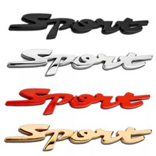 1  Piece 3D Sport metal car stickers, Emblem badges car styling Logo outer decoration car-styling decals letter auto accessories 2024 - buy cheap