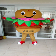 New Burger Mascot Costume Adult Size Cartoon Ham Hamburg Hamburger Fast Food Theme Anime Cosplay Costumes Carnival Fancy 2024 - buy cheap