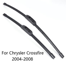 Лезвия очистителей лобового стекла автомобиля для Chrysler Crossfire форма 2004 2005 2006 2007 2008 автомобильный стеклоочиститель Резина 2024 - купить недорого