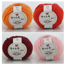 500g/Lot 10 Ball Organic Baby Merino Wool Roving Yarns Skein Hand Knitting Crochet Yarn China Natural Kint Woolen Mercerie Laine 2024 - buy cheap