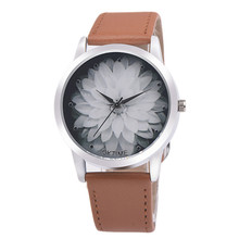 Women Men Unisex Casual CanvasFlower Leather Analog Quartz ladies watches top brand luxury casual vintage women's watch #5/22 2024 - buy cheap