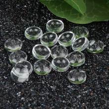 100 unids/lote de cabujones transparentes hechos a mano de 8mm, accesorios de joyería artesanal 2024 - compra barato